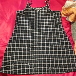 Girls Plaid Mini Dress